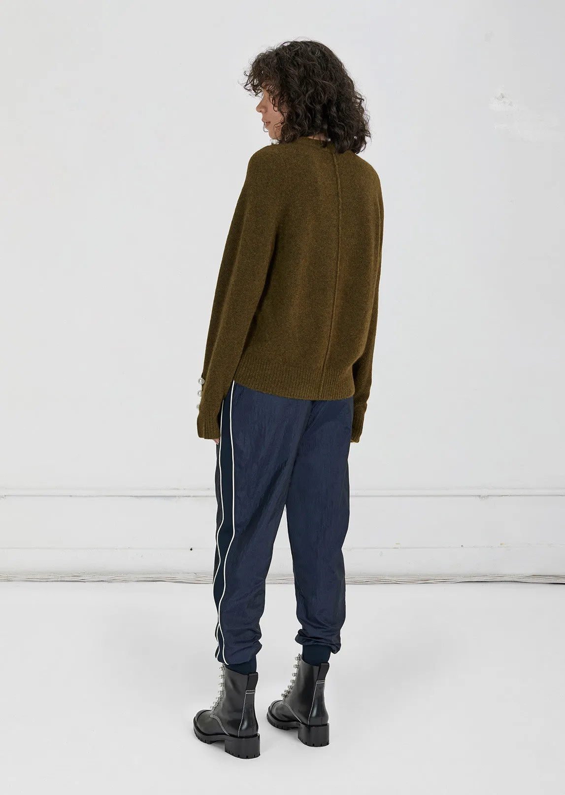 Pearl Cuff Pullover