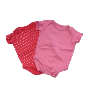 Pink & Red Spot Vests x2