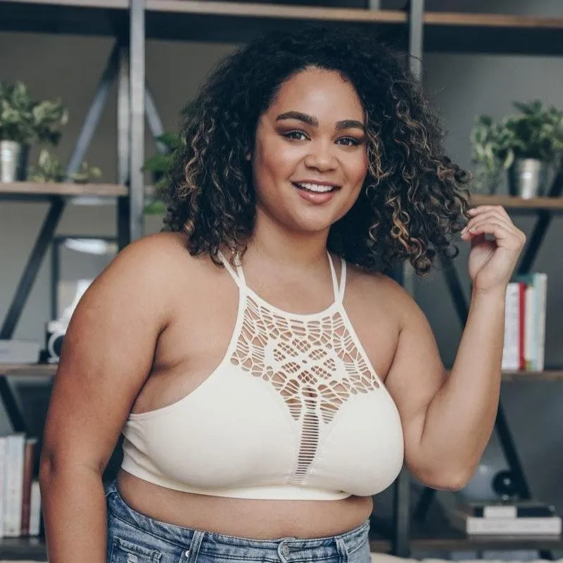 Plus Cutout Seamless Bralette