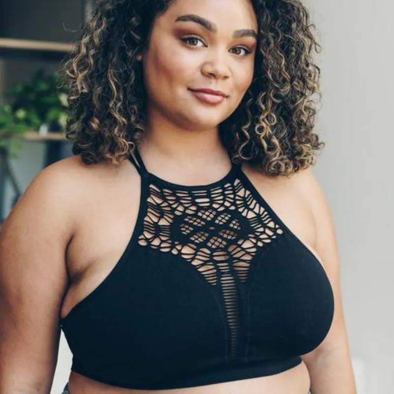 Plus Cutout Seamless Bralette