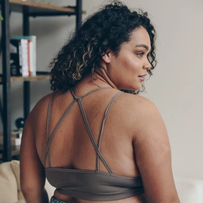 Plus Cutout Seamless Bralette