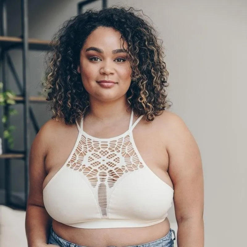Plus Cutout Seamless Bralette