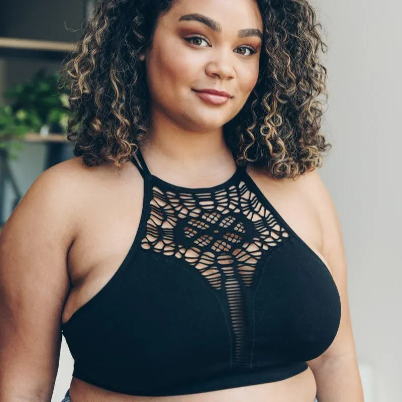 Plus Cutout Seamless Bralette