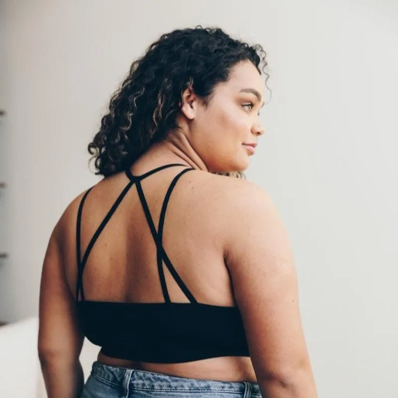 Plus Cutout Seamless Bralette