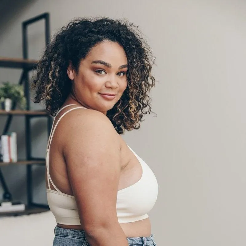 Plus Cutout Seamless Bralette