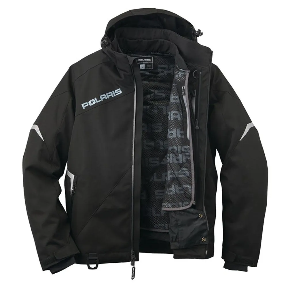Polaris  Mens TECH54 Switchback Snowmobile Jacket Insulated DWR Coating Black