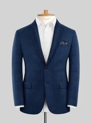 Reda Ocean Blue Wool Jacket