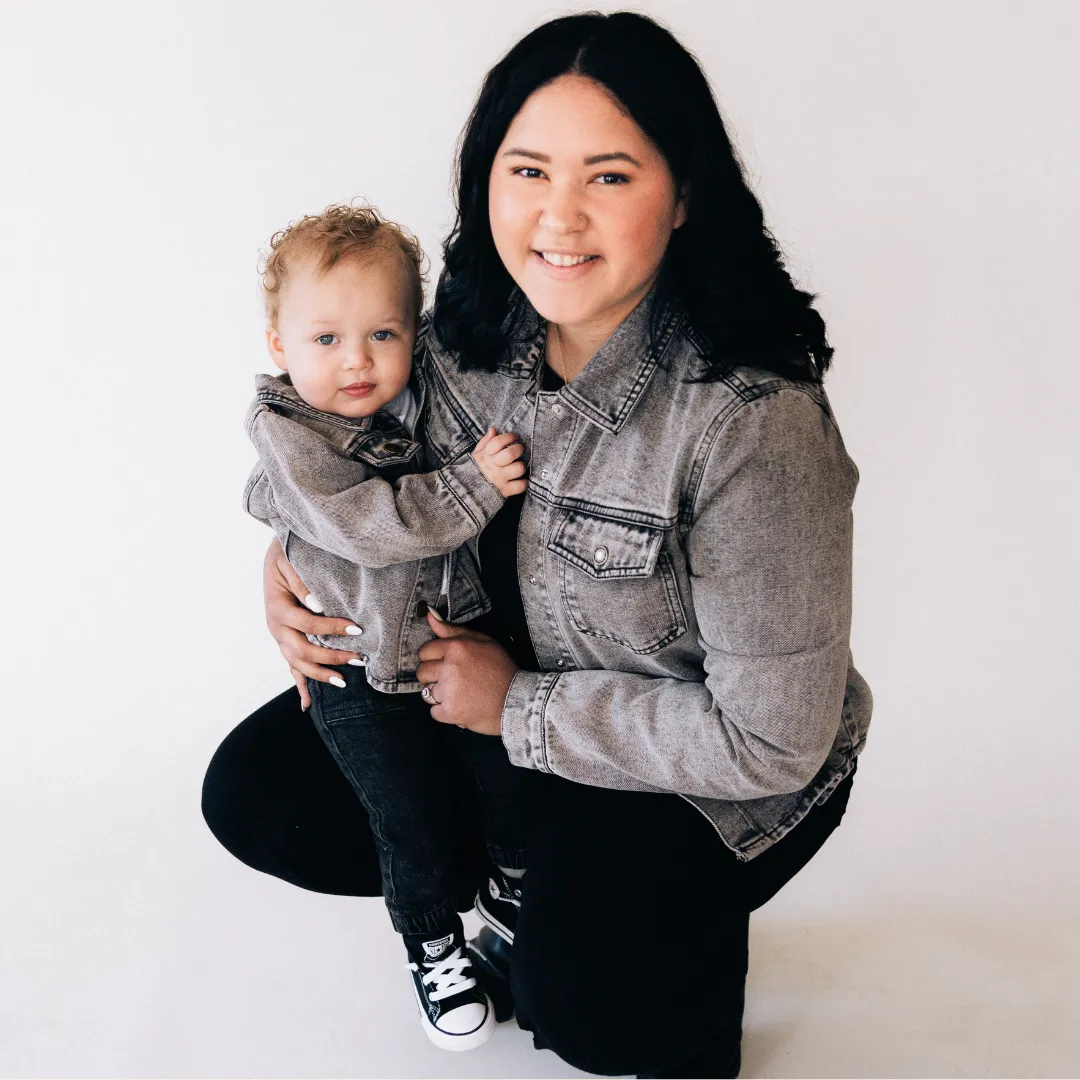Silver Gray Denim Jacket - Infant