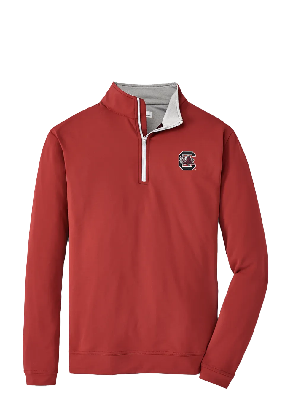 South Carolina C Logo Solid 1/4 Zip Maroon