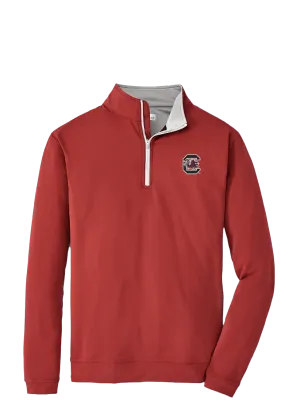 South Carolina C Logo Solid 1/4 Zip Maroon