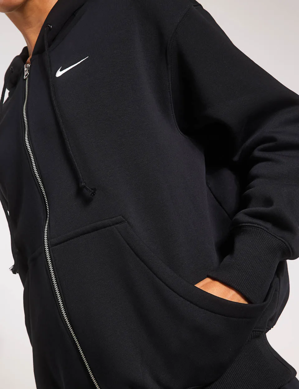 Sportswear Phoenix Fleece Oversized Hoodie - Black/Sail