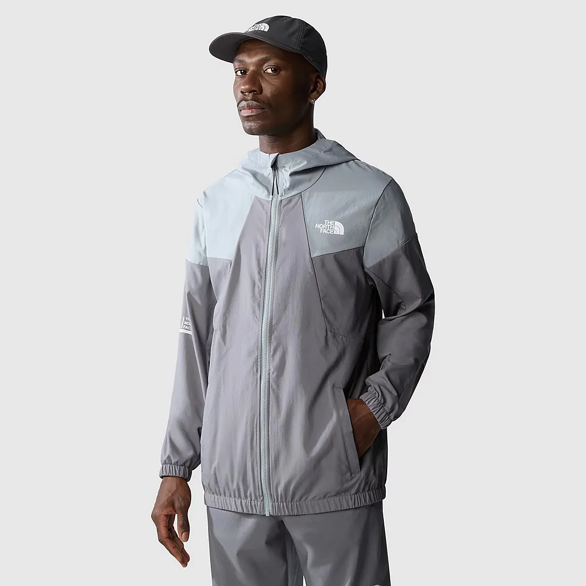 The North Face - Giacca Wind Track Smoked Pearl Monument Grey - NF0A87J2 - SMOKED/PEARL/MO