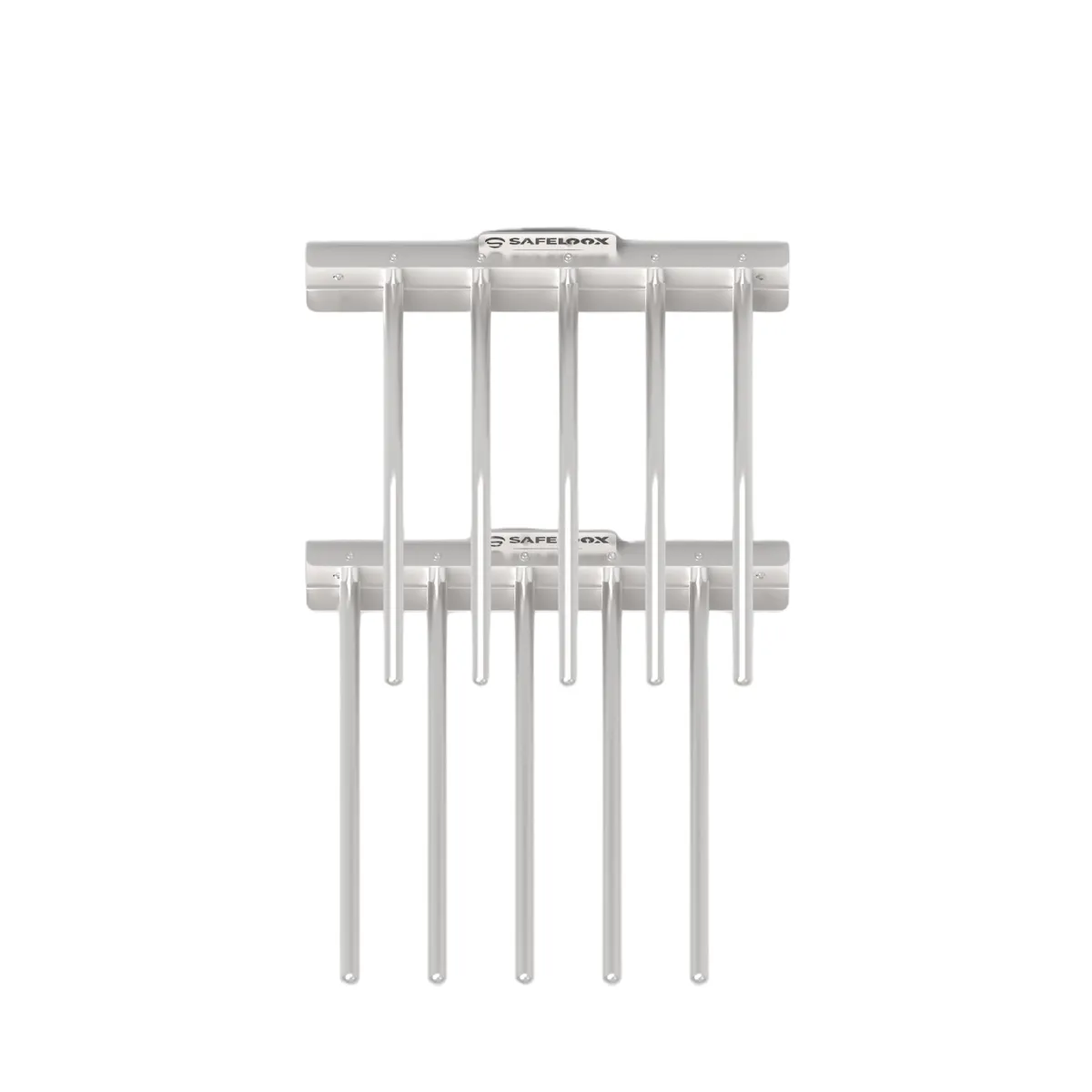 Wall-Mounted Swivel Apron Rack for 5 Tops & Skirts