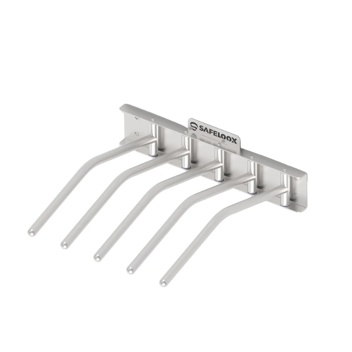 Wall-Mounted Swivel Apron Rack for 5 Tops & Skirts