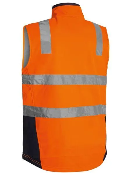 Wollondilly H&R - Unisex TAPED HI VIS SOFT SHELL VEST BV0348T